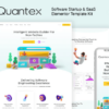 Quantex %E2%80%93 Software Startup SaaS Elementor Template Kit