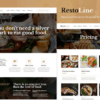 Restoline Restaurant Elementor Template Kit