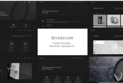 Riverflow - Creative Portfolio Elementor Template Kit