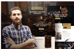 Rubick - Barbershop & Hair Salon Elementor Template Kit