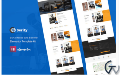 Serity - CCTV & Security Cameras Elementor Template Kit