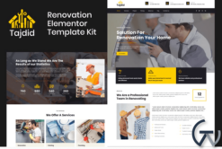 Tajdid - Renovation Elementor Template Kit