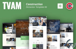 Tvam - Construction Elementor Template Kit