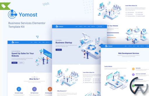 Yomost Business Services Elementor Template Kit