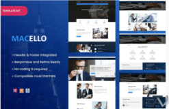 Macello - Business Consulting & Accounting Elementor Template Kit