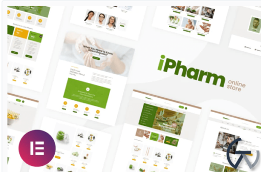 iPharm Online Pharmacy Woocommerce Elementor Template Kit