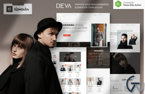 DEVA Fashion Store WooCommerce Elementor Template Kit
