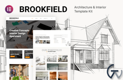 Brookfield %E2%80%93 Architecture Interior Design Template Kit