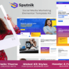 Sputnik - Social Media Marketing Elementor Template Kit 3 Sputnik Social Media Marketing Elementor Template Kit