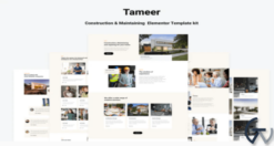 Tammer - Construction & Maintenance Elementor Template kit