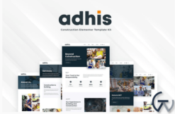Adhis - Construction Elementor Template Kit