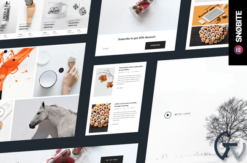 Snobite – Clean & Minimal Portfolio Elementor Template kit