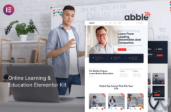 Abble - Online Learning & Education Elementor Kit