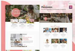 Flossom - Flower Shop Elementor Template Kit