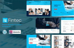 Fintec - Finance, Business Company Elementor Template Kit