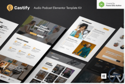 Castify – Audio Podcast Elementor Template Kit