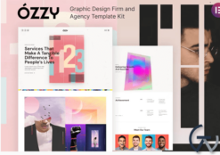 Ozzy - Graphic Design Firm and Agency Template Kit