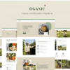 Oganic Organic Food Elementor Template kit