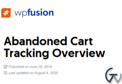 WP Fusion – Abandoned Cart 1.7.4