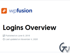 WP Fusion - Logins 1.3.3