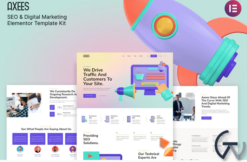 Axees – SEO & Digital Marketing Elementor Template Kit