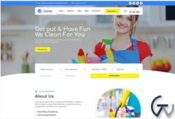 Cleniz - Cleaning Services Elementor Template Kit