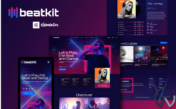 BeatKit - Music Events Elementor Template Kit