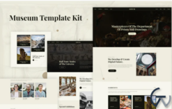 Ozeum - Modern Art Gallery & Museum Elementor Template Kit