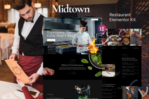 Midtown %E2%80%93 Restaurant Elementor Template Kit