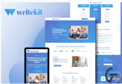 WriteKit - Content Writing Services Agency Elementor Template Kit