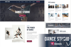 Dance Studio - Elementor Template Kit