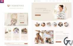 Undertone - Business Services & Shop Elementor Template Kit