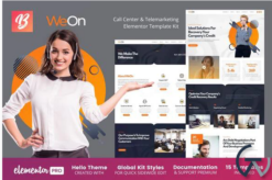 WeOn - Call Center & Telemarketing Elementor Template Kit