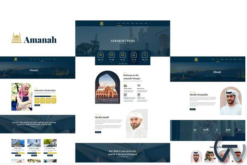Amanah - Mosque & Islamic Center Elementor Template Kit