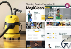 Magiclean – Cleaning Service Elementor Template Kit