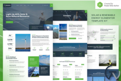 Dometric – Solar & Renewable Energy Elementor Template Kit