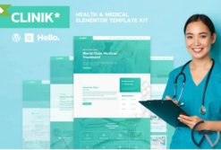 CLINIK - Hospital & Clinical Health Care Elementor Template Kit