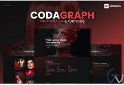 Codagraph - Photography & Portfolio Elementor Template Kit