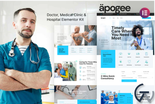Apogee %E2%80%94 Medical Clinic Hospital Elementor Template Kit