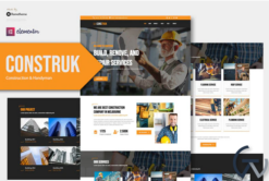 Construk - Construction Elementor Template Kit