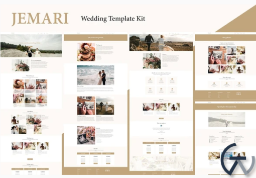 Jemari Wedding Elementor Template Kit