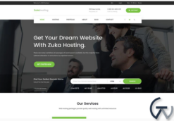 Zukahost – Domain & Web Hosting Template Kit