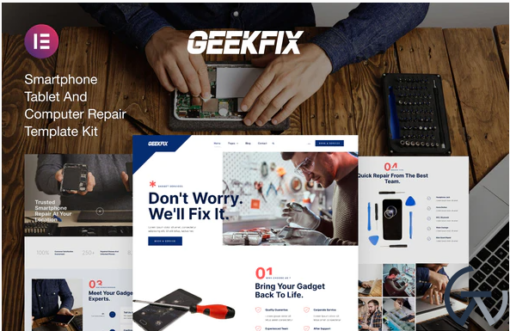 Geekfix %E2%80%94 Smartphone Tablet Computer Repair Elementor Kit