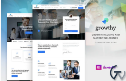 Growthy – Growth Hacking & Marketing Agency Elementor Template Kit