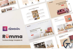 Rumma - Furniture Interior Elementor Template Kit