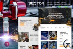 Sector – Factory Industry & Trading Company Elementor Template Kit