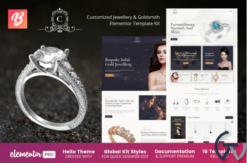 CustomMade - Customized Jewellery & Goldsmith Elementor Template Kit