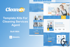 Cleansee - Cleaning Service Elementor Template Kit