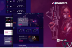 Monstra - Esports & Gaming Elementor Template Kit