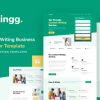 Writingg - Content Copywriting Services Elementor Template Kit 3 Writingg Content Copywriting Services Elementor Template Kit